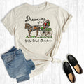 Dreaming of A Wild West Christmas Graphic - Adult & Kids T-Shirts, Sweatshirts & Hoodies apparel design preview 1