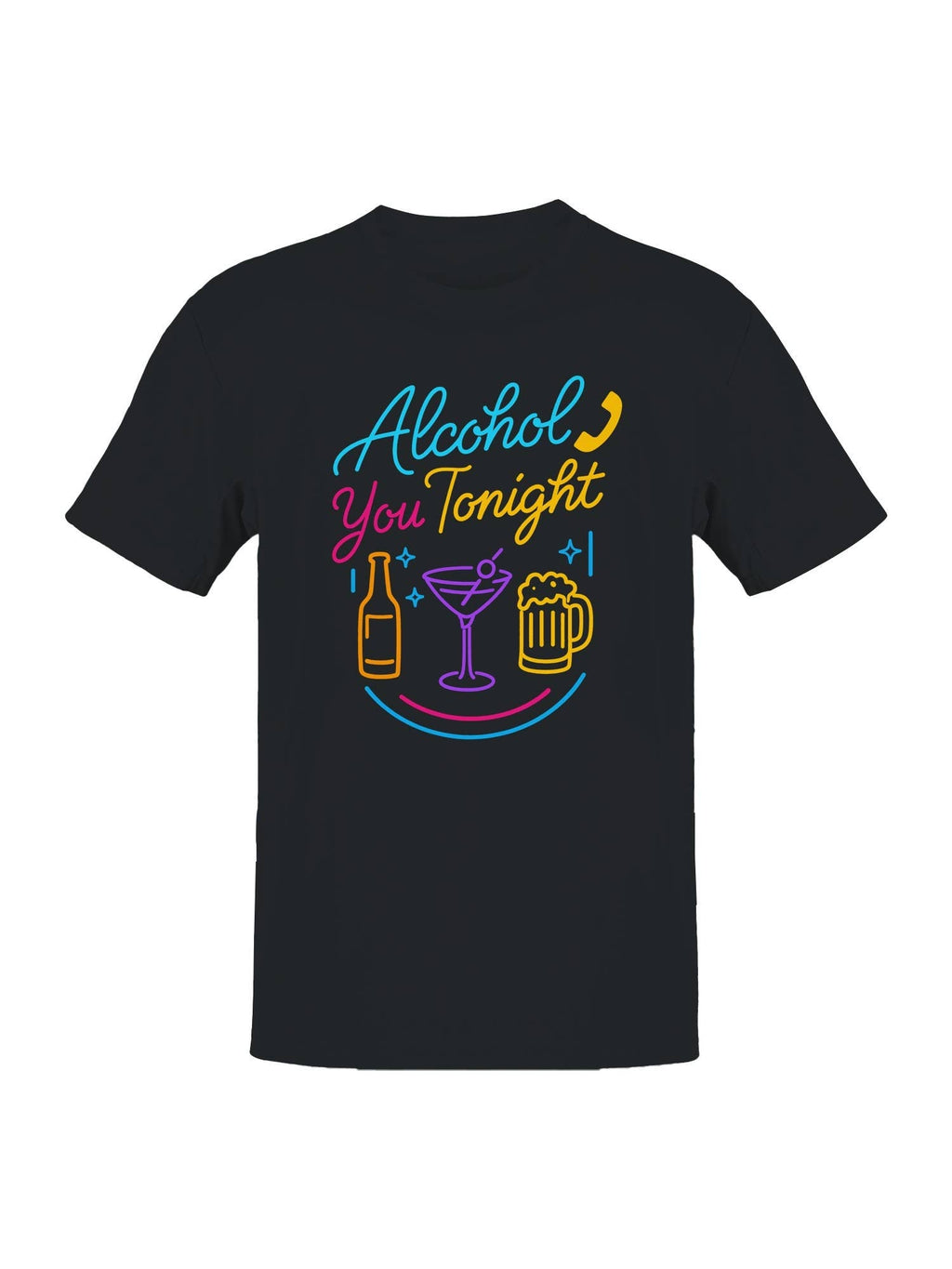 Neon Cocktail Night Fun Men's - Adult & Kids T-Shirts, Sweatshirts & Hoodies apparel design preview 1