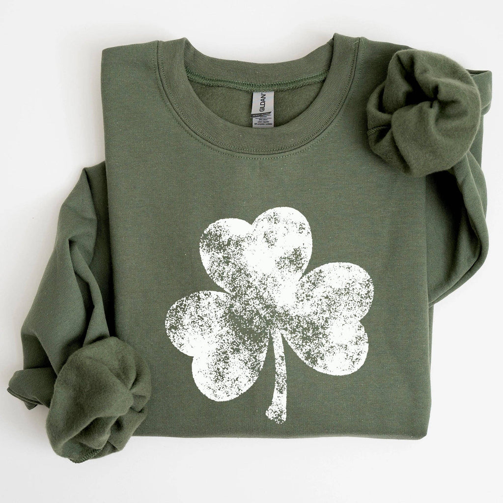 Vintage Shamrock, St Patrick's Day - Adult & Kids T-Shirts, Sweatshirts & Hoodies apparel design preview 1