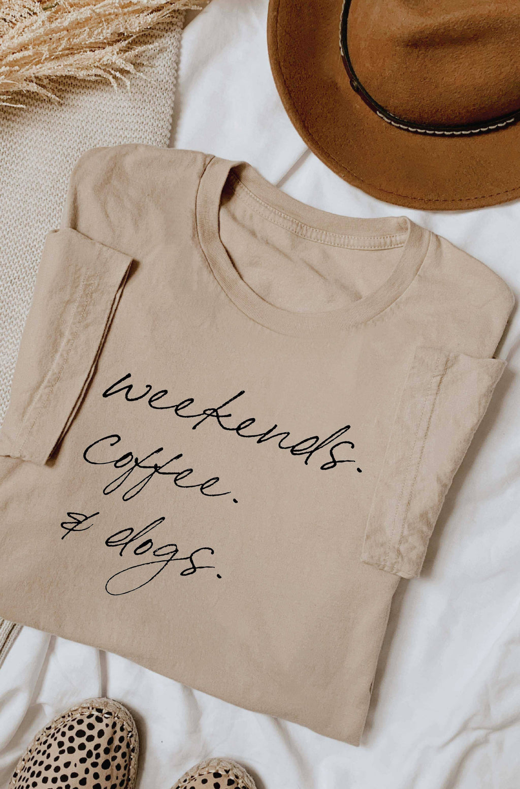 Weekends Coffee and Dogs Graphic - Adult & Kids T-Shirts, Sweatshirts & Hoodies apparel design preview 1