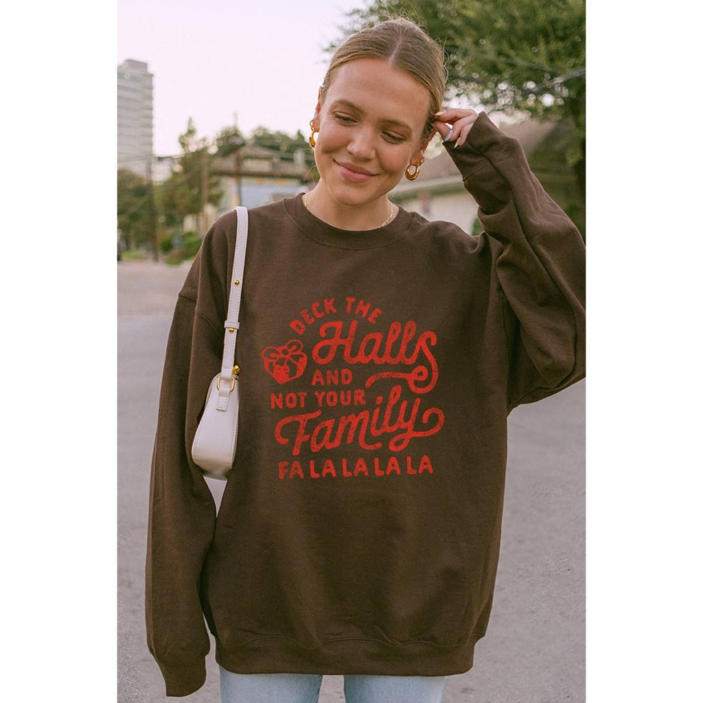 Deck the Hall Vintage Graphic - Adult & Kids T-Shirts, Sweatshirts & Hoodies apparel design preview 1