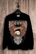Ride Like the Wind Born Free - Adult & Kids T-Shirts, Sweatshirts & Hoodies apparel design preview 1