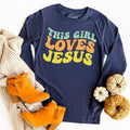 This Girl Loves Jesus - Adult & Kids T-Shirts, Sweatshirts & Hoodies apparel design preview 1
