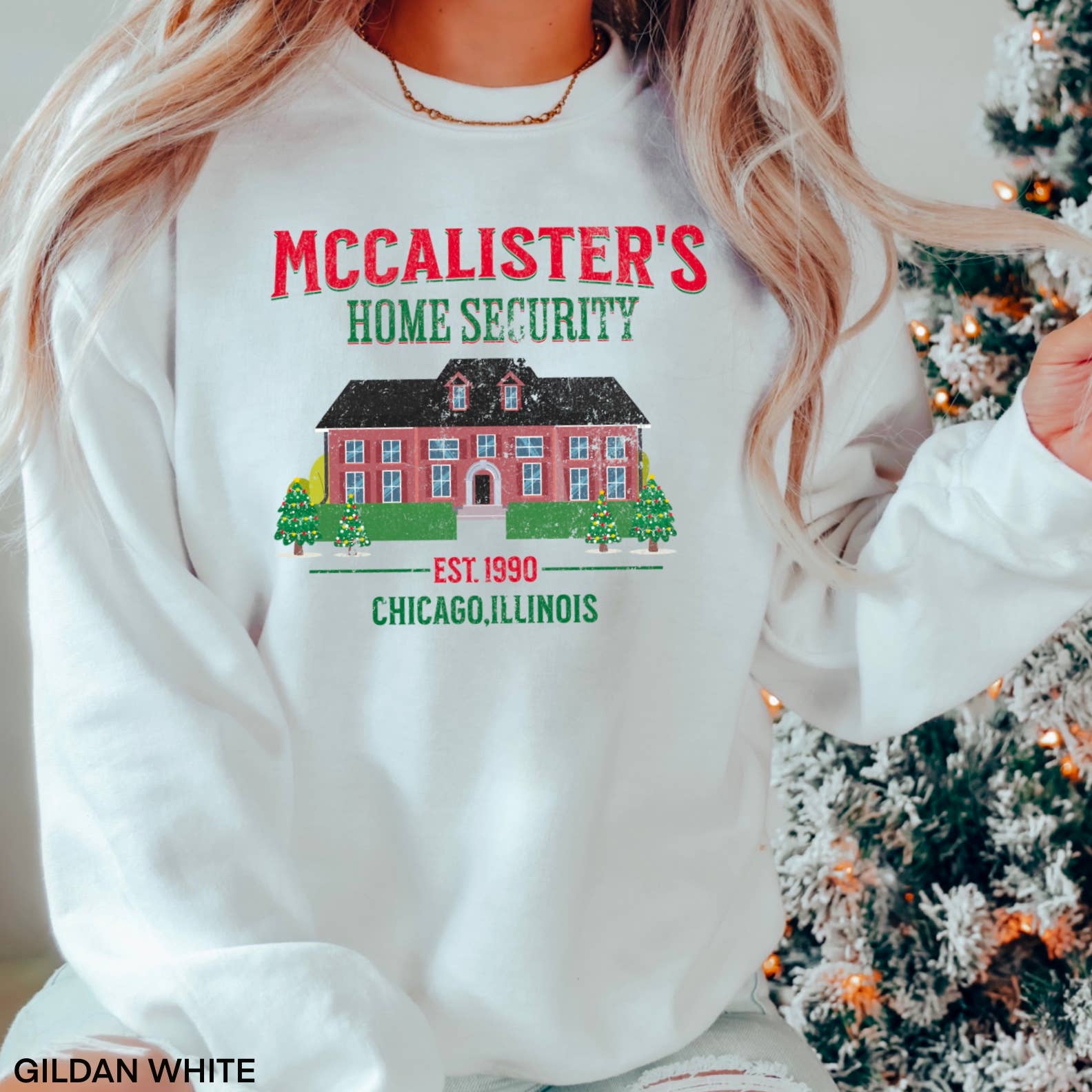 Mccallister Home Security Christmas - Adult & Kids T-Shirts, Sweatshirts & Hoodies apparel design preview 1