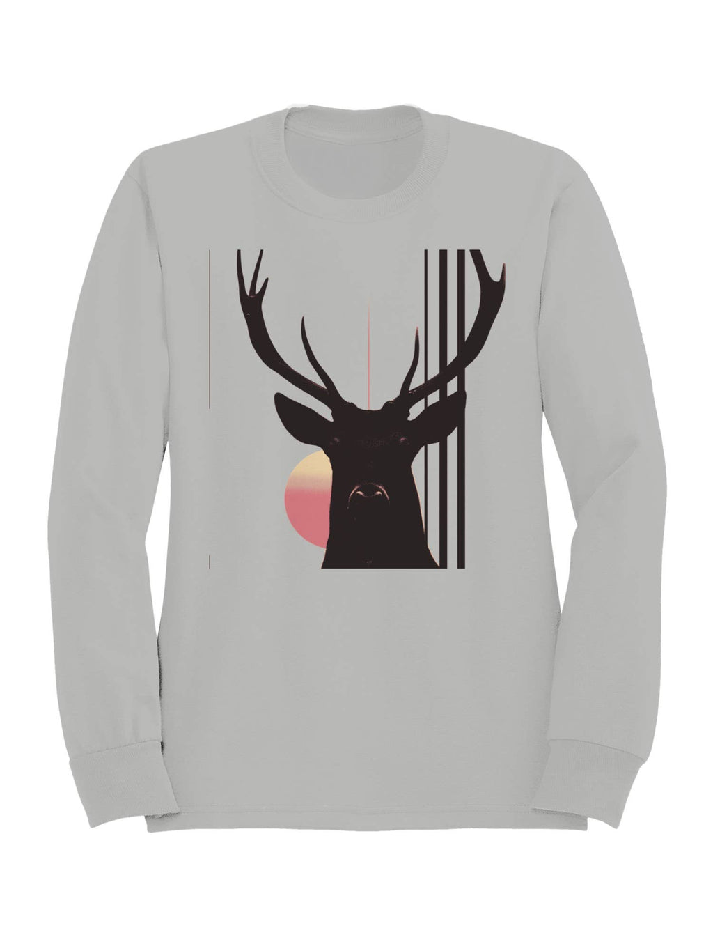 Sunrise Deer Silhouette Art Women's - Adult & Kids T-Shirts, Sweatshirts & Hoodies apparel design preview 1