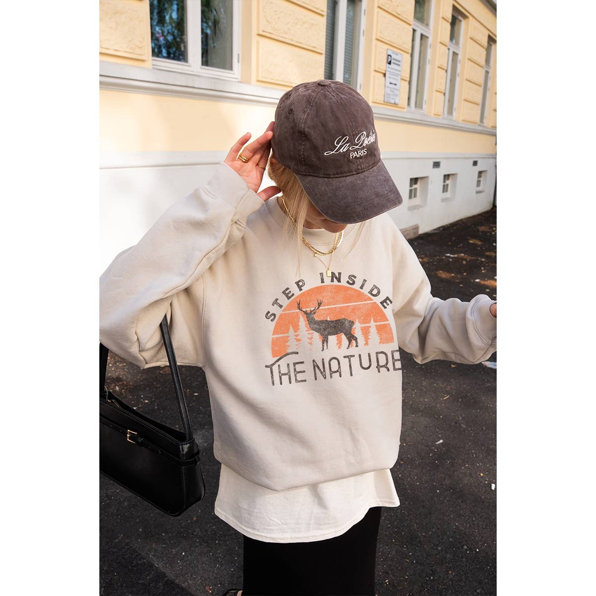 Step Inside the Nature Vintage Graphic - Adult & Kids T-Shirts, Sweatshirts & Hoodies apparel design preview 1