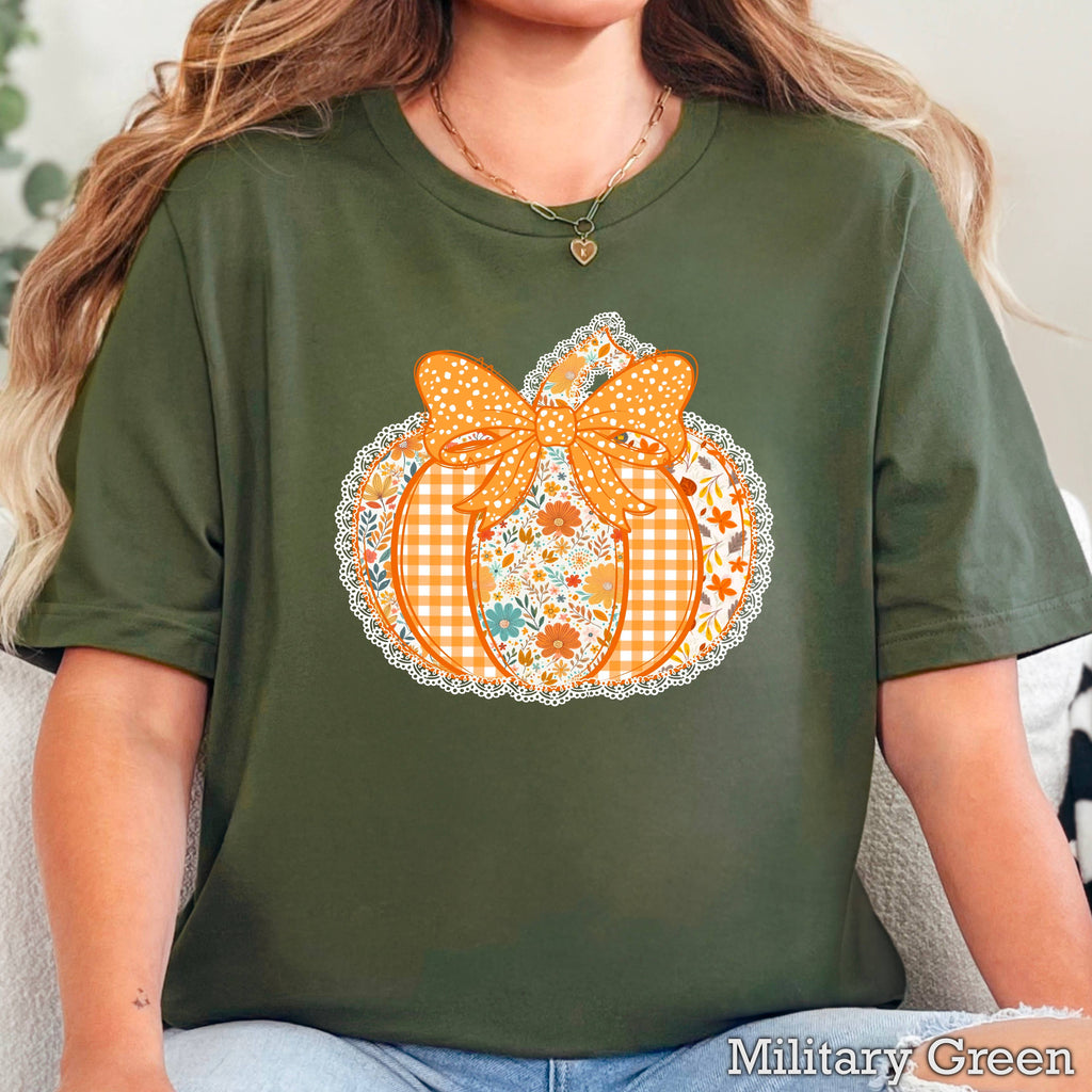 Lace Pumpkin Fall Women'S Graphic Gildan - Adult & Kids T-Shirts, Sweatshirts & Hoodies apparel design preview 1