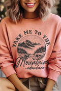 Take Me To the Mountain Adventure Graphic Brushed - Adult & Kids T-Shirts, Sweatshirts & Hoodies apparel design preview 1