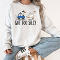 Got Too Silly, Funny Goose, - Adult & Kids T-Shirts, Sweatshirts & Hoodies apparel design preview 1
