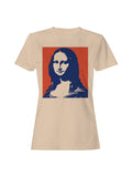 Pop Art Mona Lisa Silhouette Women's - Adult & Kids T-Shirts, Sweatshirts & Hoodies apparel design preview 1