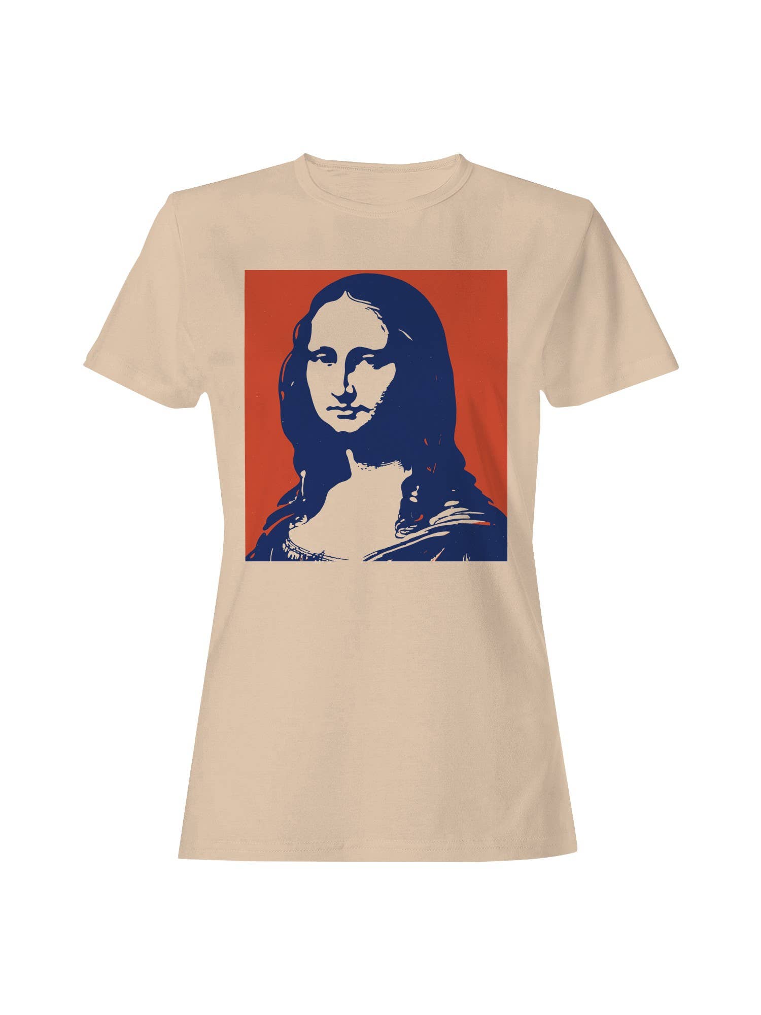 Pop Art Mona Lisa Silhouette Women's - Adult & Kids T-Shirts, Sweatshirts & Hoodies apparel design preview 1