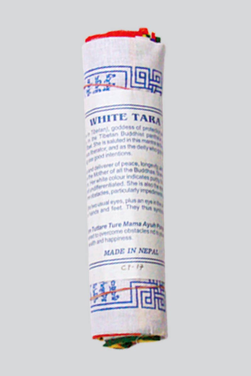 White Tara Prayer Flags (CP-17) - Adult & Kids T-Shirts, Sweatshirts & Hoodies apparel design preview 1
