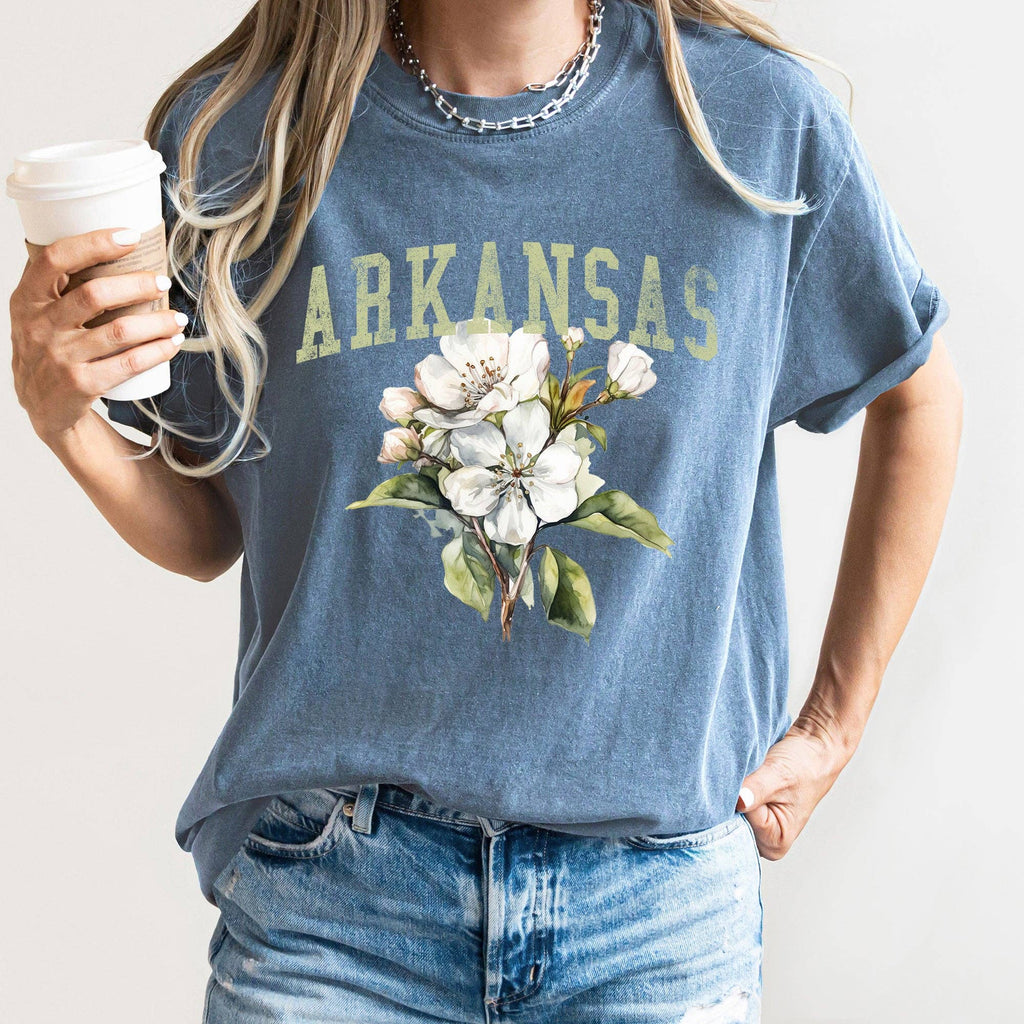 Arkansas State Flower - Adult & Kids T-Shirts, Sweatshirts & Hoodies apparel design preview 1