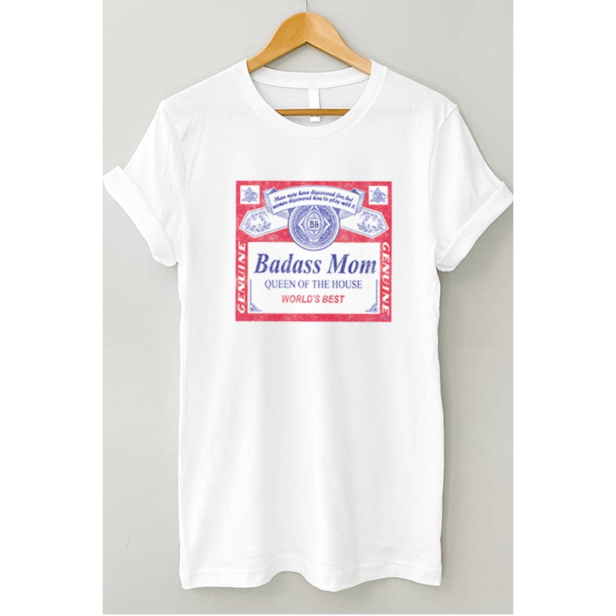 Badass Mama Vintage Graphic - Adult & Kids T-Shirts, Sweatshirts & Hoodies apparel design preview 1