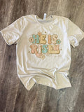 He Is Risen Retro On Sand - Adult & Kids T-Shirts, Sweatshirts & Hoodies apparel design preview 1
