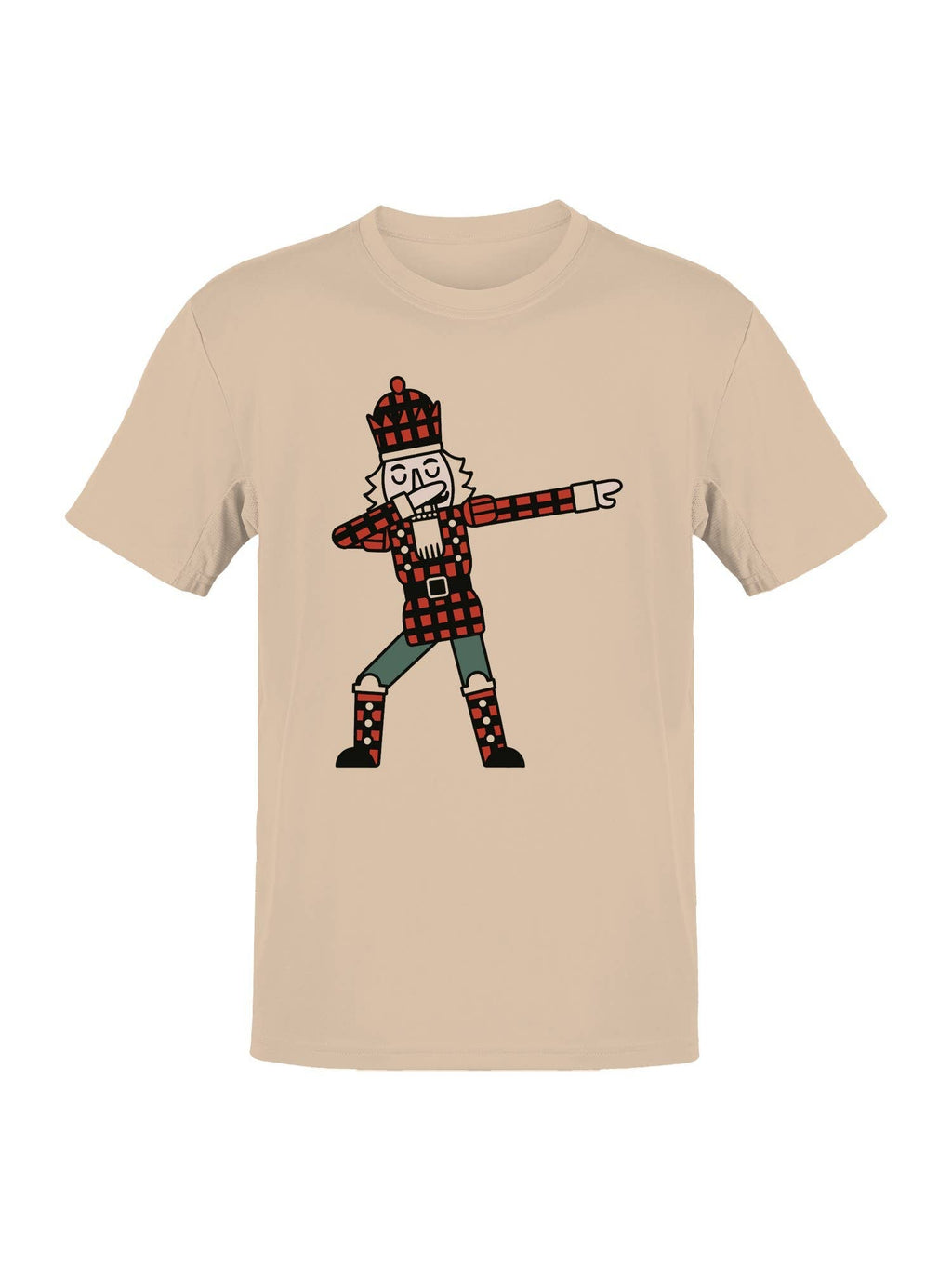Dabbing Tartan King Illustration Men's - Adult & Kids T-Shirts, Sweatshirts & Hoodies apparel design preview 1
