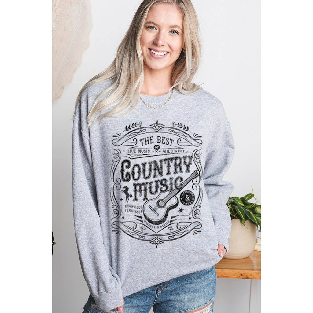 Country Music Vintage Graphic - Adult & Kids T-Shirts, Sweatshirts & Hoodies apparel design preview 1