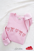 Heart and Bow Puff Graphic - Adult & Kids T-Shirts, Sweatshirts & Hoodies apparel design preview 1