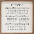 Amazing Grace Sheet Music White - Adult & Kids T-Shirts, Sweatshirts & Hoodies apparel design preview 1