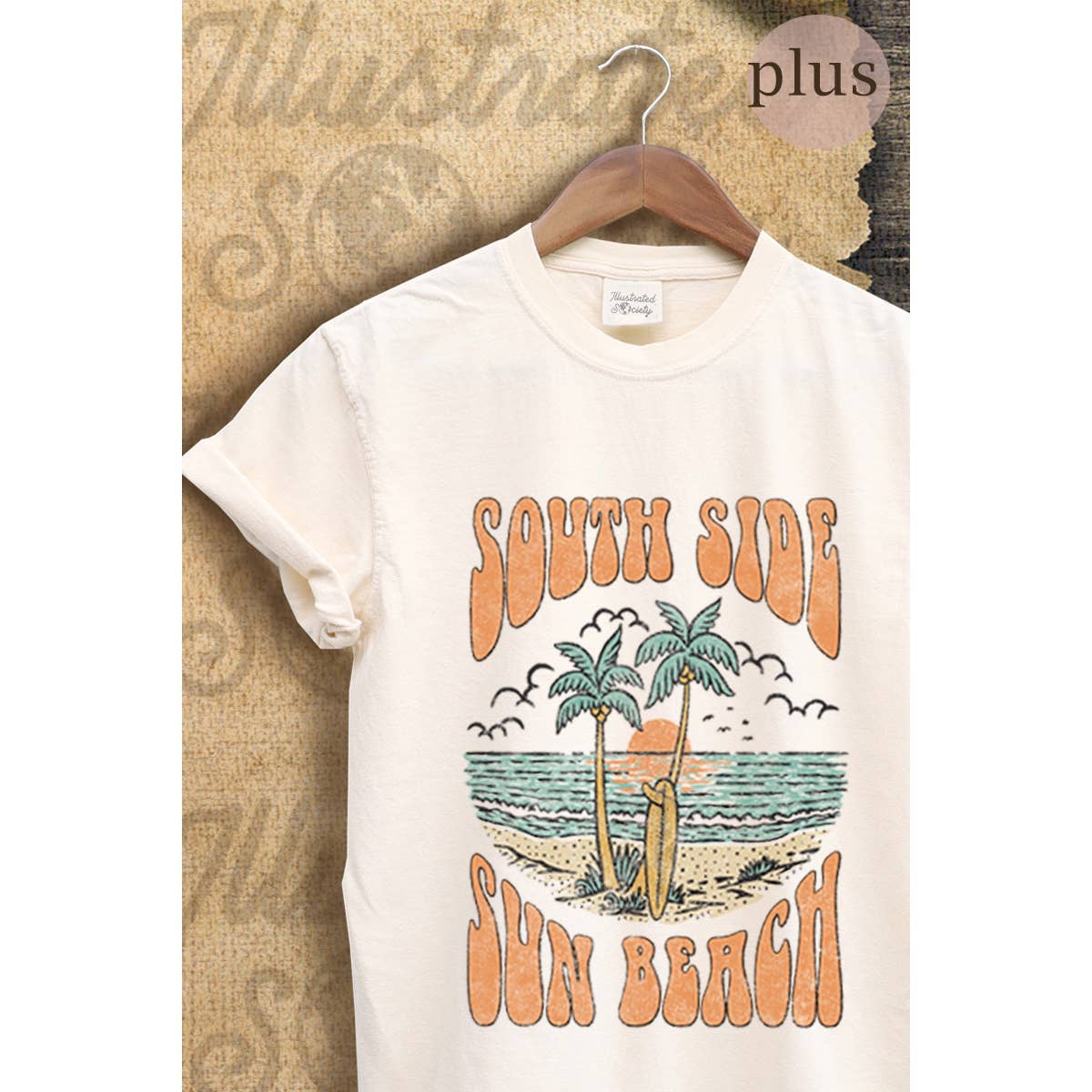 Southside Sun Beach Vintage Graphic Oversized - Adult & Kids T-Shirts, Sweatshirts & Hoodies apparel design preview 1