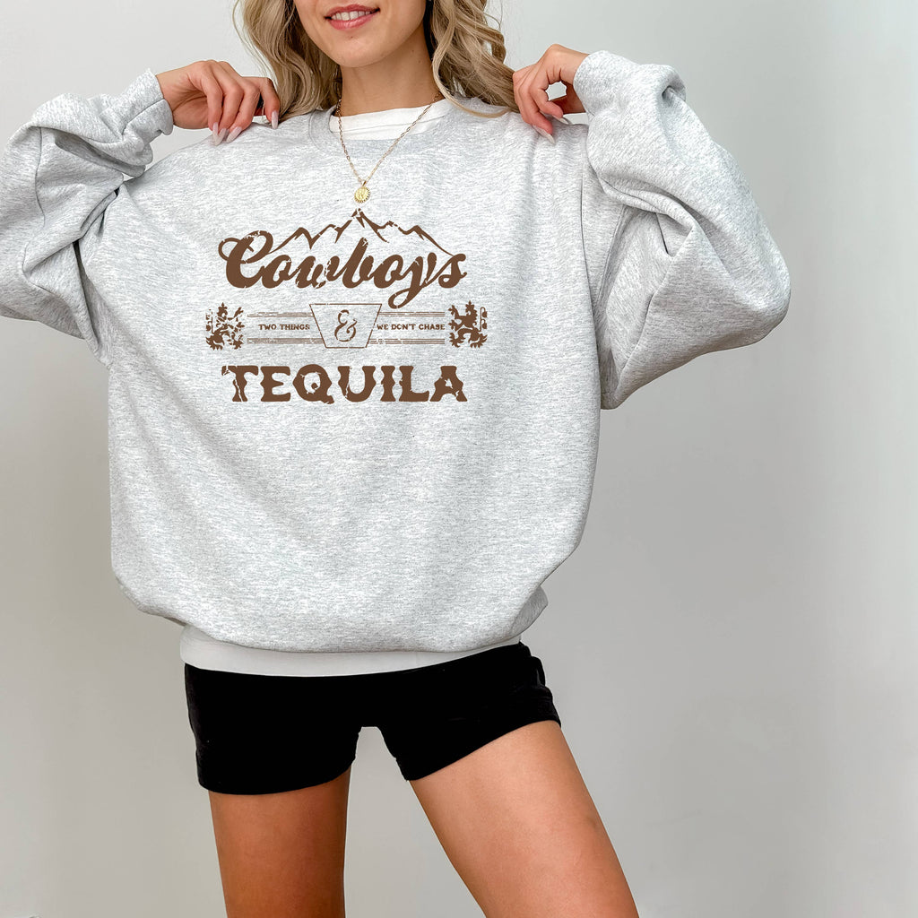 Cowboys and Tequila, Cowboy - Adult & Kids T-Shirts, Sweatshirts & Hoodies apparel design preview 1