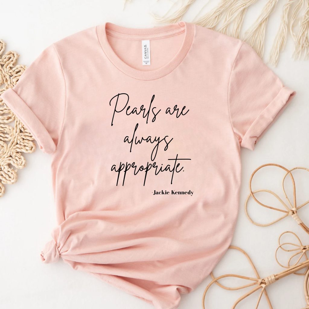 Pearls Are Always Appropriate Graphic - Adult & Kids T-Shirts, Sweatshirts & Hoodies apparel design preview 1
