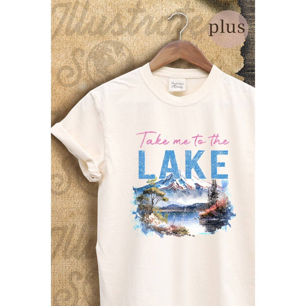 Take Me To the Lake Vintage Graphic Plus - Adult & Kids T-Shirts, Sweatshirts & Hoodies apparel design preview 1
