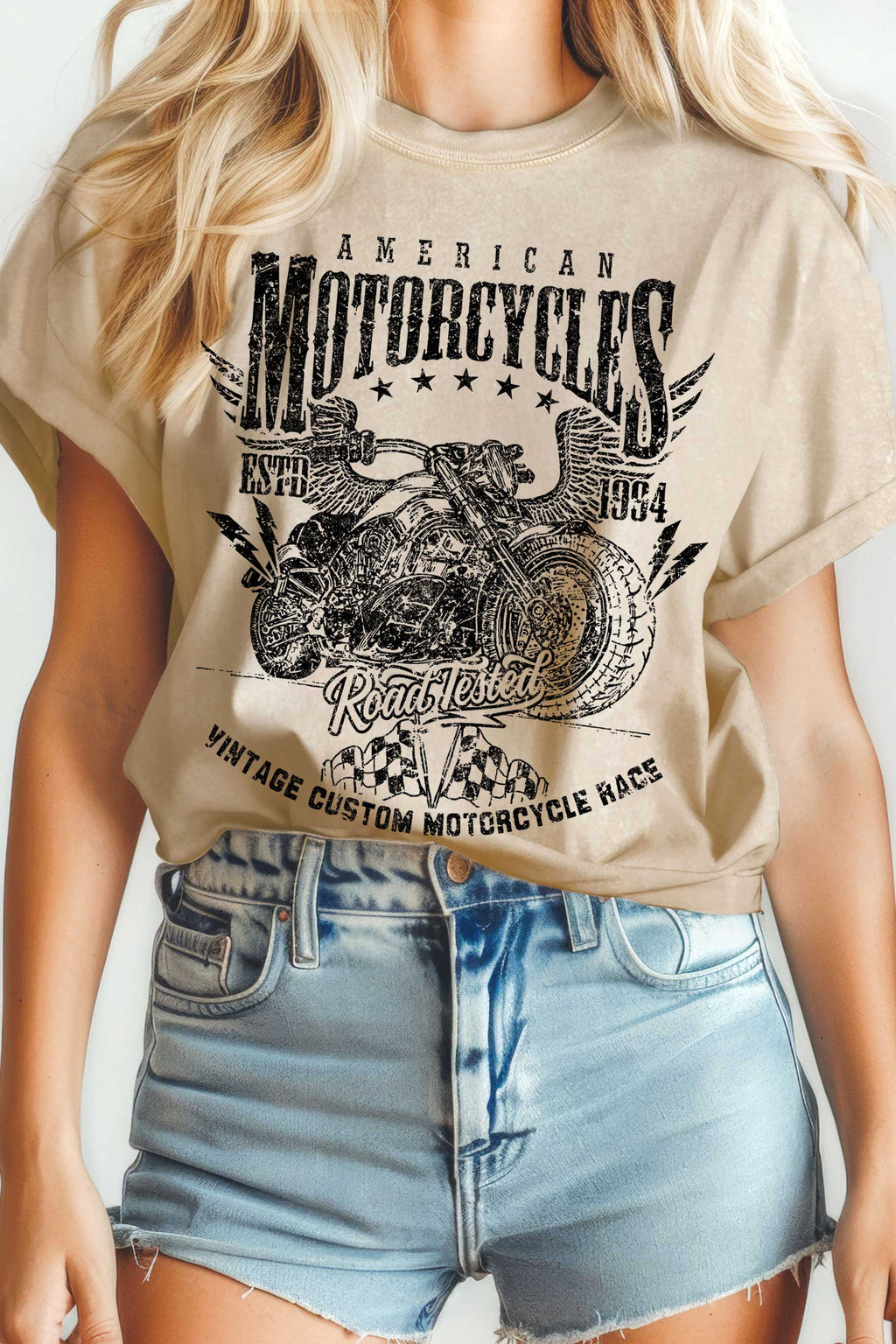 American Motorcycle Mineral Graphic - Adult & Kids T-Shirts, Sweatshirts & Hoodies apparel design preview 1