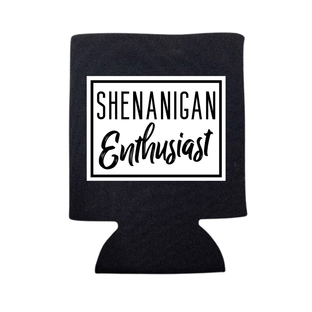 Shenanigan Enthusiast Can Cooler - Adult & Kids T-Shirts, Sweatshirts & Hoodies apparel design preview 1