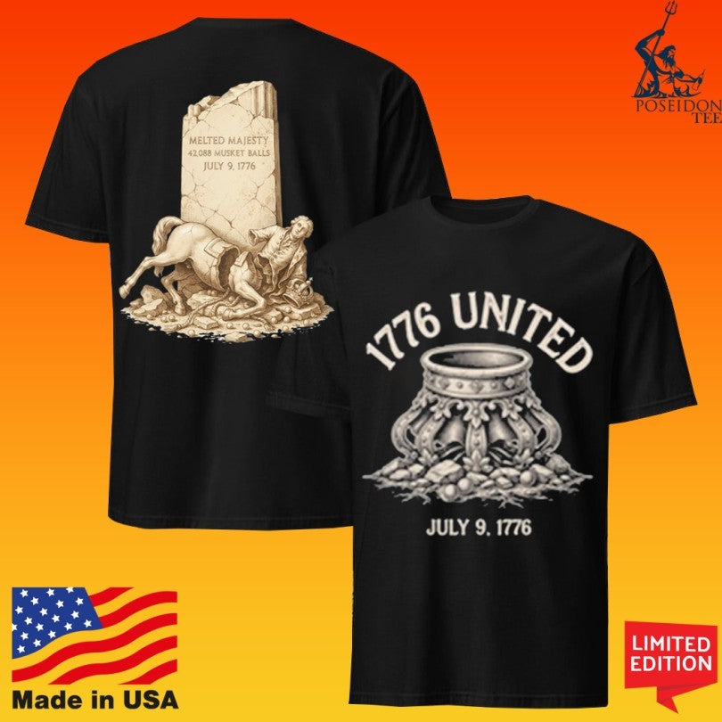1776 United Melted Majesty 42088 Musket Balls July 9 - Adult & Kids T-Shirts, Sweatshirts & Hoodies apparel design preview 1