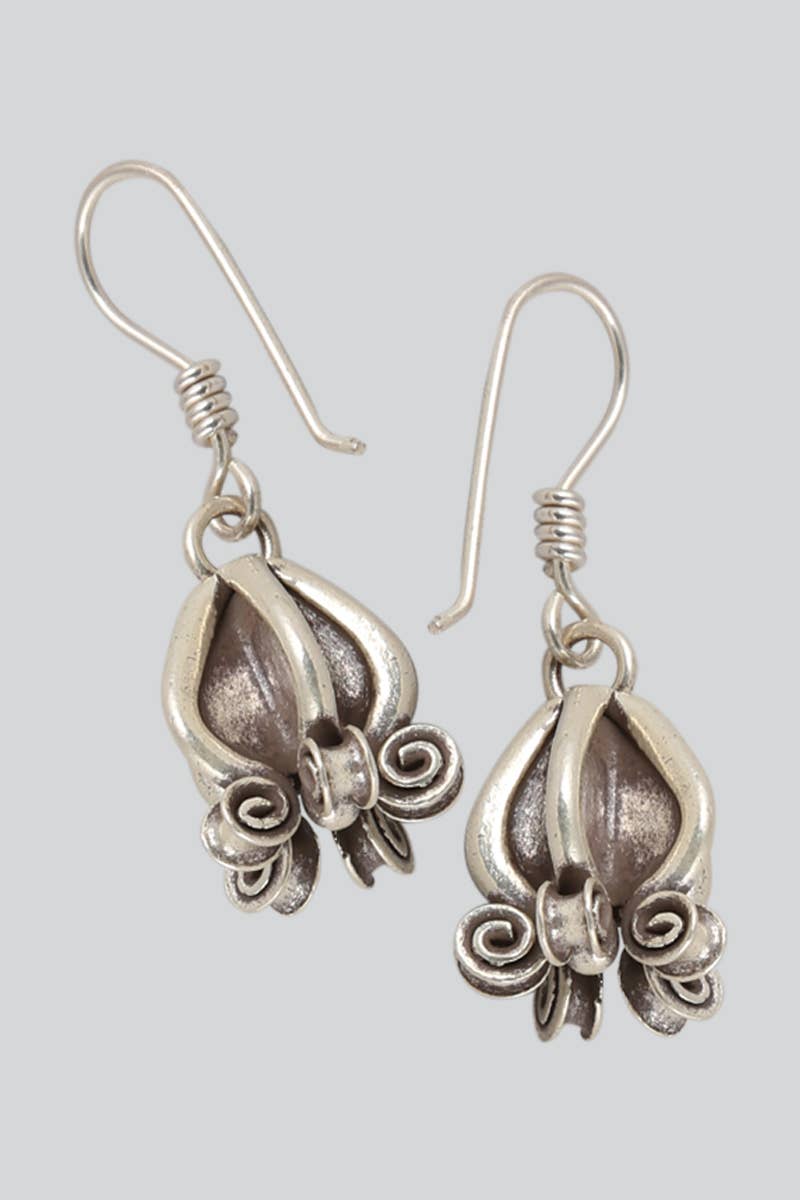 Hill Tribe Silver Adjustable Earring (ER-183) - Adult & Kids T-Shirts, Sweatshirts & Hoodies apparel design preview 1