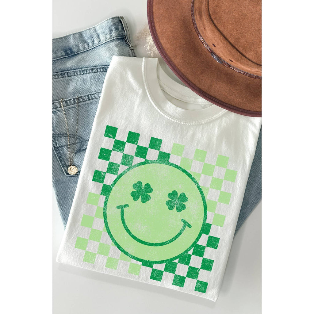 Smail Face Patrick S Day - Adult & Kids T-Shirts, Sweatshirts & Hoodies apparel design preview 1