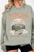 Yosemite National Park Graphic Brushed - Adult & Kids T-Shirts, Sweatshirts & Hoodies apparel design preview 1