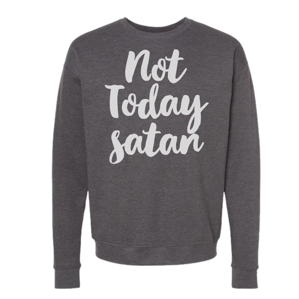 Not Today Satan and - Adult & Kids T-Shirts, Sweatshirts & Hoodies apparel design preview 1