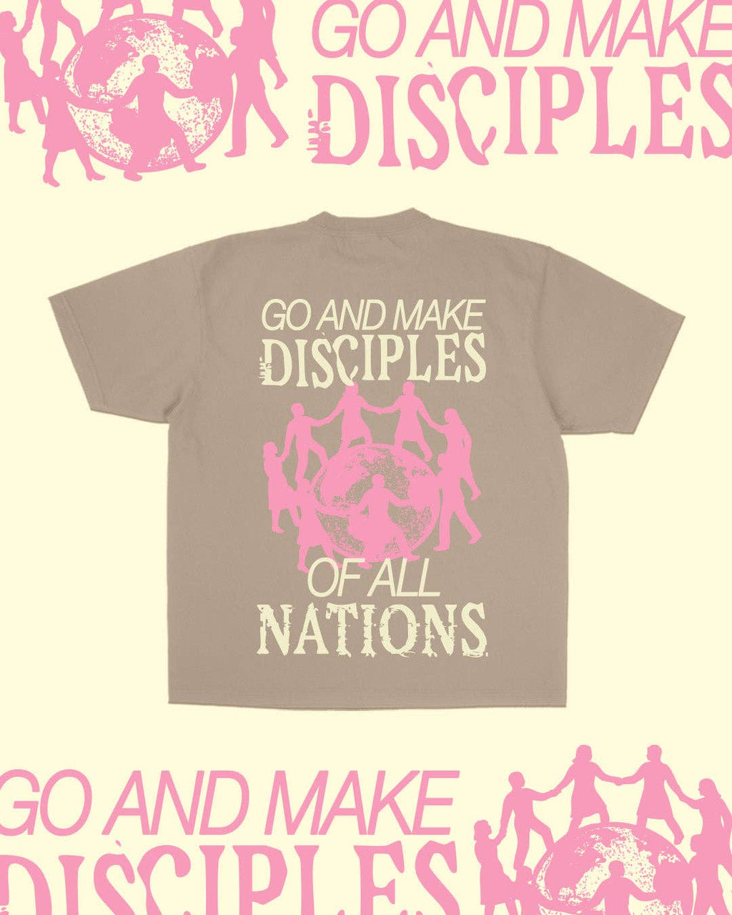 New "Go Make Disciples" - Adult & Kids T-Shirts, Sweatshirts & Hoodies apparel design preview 1