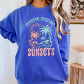 Forever Chasing Sunsets Graphic Summer 2025 - Adult & Kids T-Shirts, Sweatshirts & Hoodies apparel design preview 1