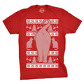 Festive Feline Butt Men's - Adult & Kids T-Shirts, Sweatshirts & Hoodies apparel design preview 1