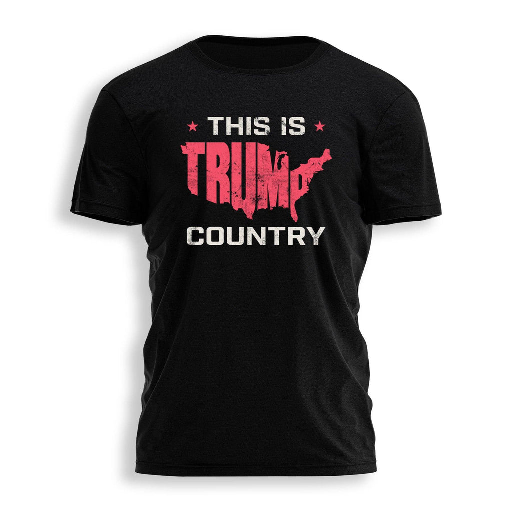 This Is 'trump' Country - Adult & Kids T-Shirts, Sweatshirts & Hoodies apparel design preview 1