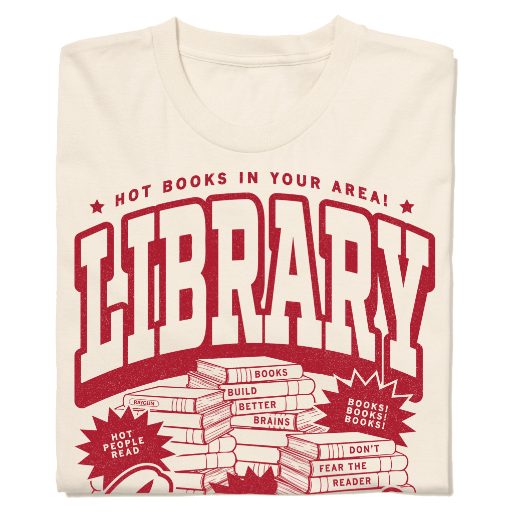 Library Lover Max Collegiate - Adult & Kids T-Shirts, Sweatshirts & Hoodies apparel design preview 1