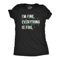 Im Fine Everything Is Women's - Adult & Kids T-Shirts, Sweatshirts & Hoodies apparel design preview 1