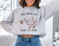 You Make My Heart Go Honk Valentines Day - Adult & Kids T-Shirts, Sweatshirts & Hoodies apparel design preview 1