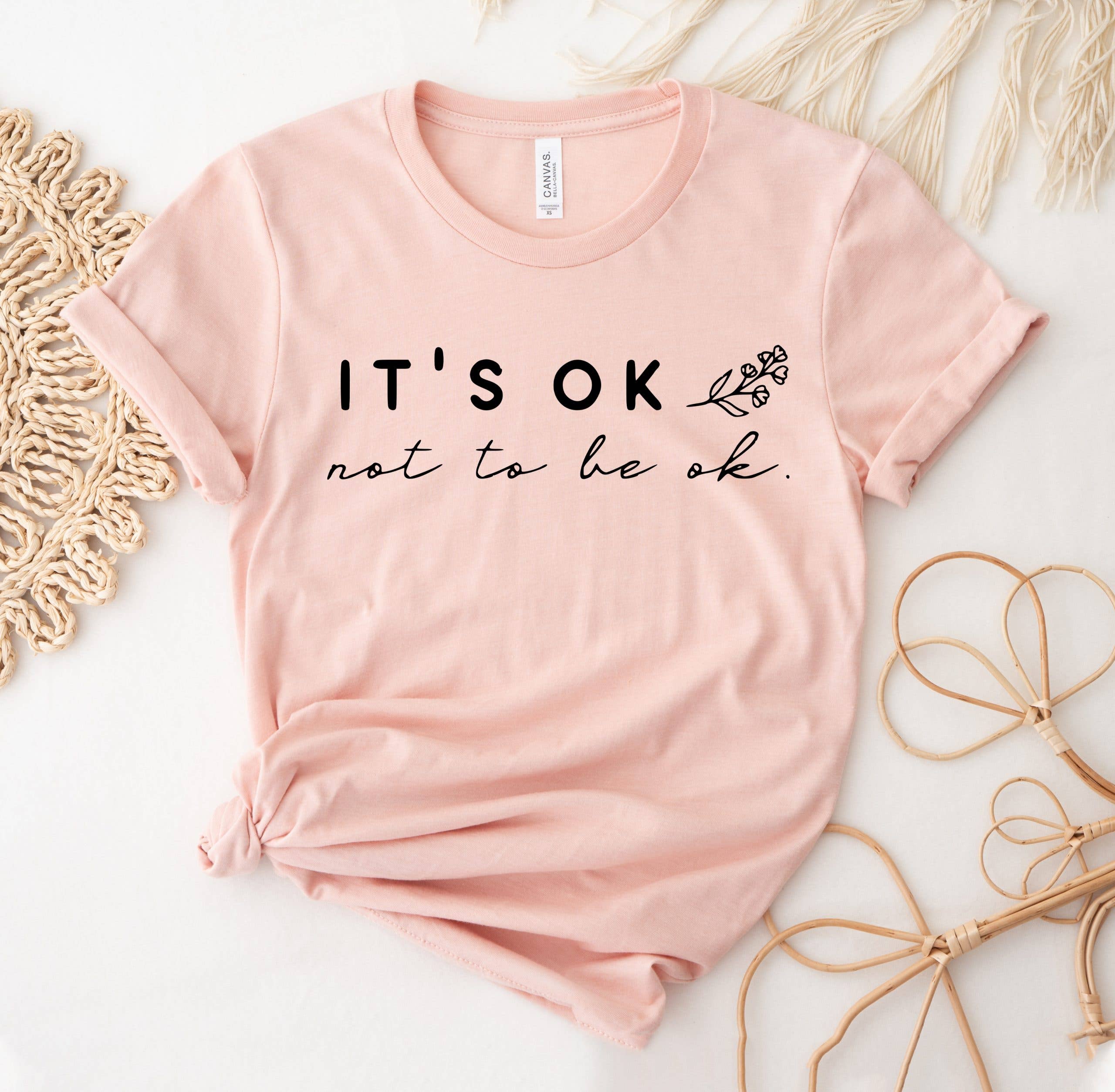 It's Ok To Not Be - Adult & Kids T-Shirts, Sweatshirts & Hoodies apparel design preview 1