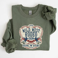 Wild West Rodeo Show Bronco Riding Cowboy Cowgirl - Adult & Kids T-Shirts, Sweatshirts & Hoodies apparel design preview 1