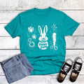 Easter Vintage Flowers Rabbit Carrot Graphic - Adult & Kids T-Shirts, Sweatshirts & Hoodies apparel design preview 1