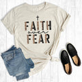 Faith Over Fear - Adult & Kids T-Shirts, Sweatshirts & Hoodies apparel design preview 1