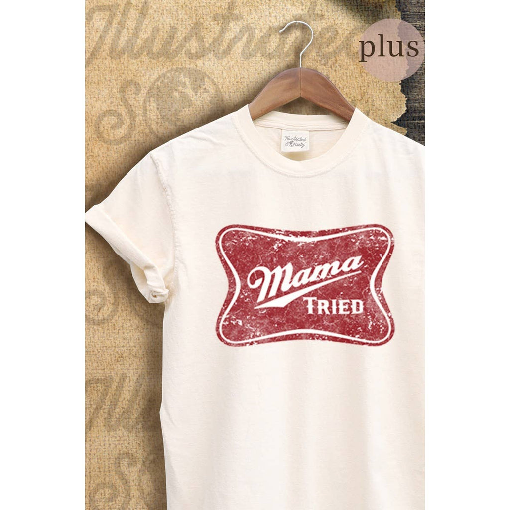 Mama Tried Vintage Graphic Plus - Adult & Kids T-Shirts, Sweatshirts & Hoodies apparel design preview 1