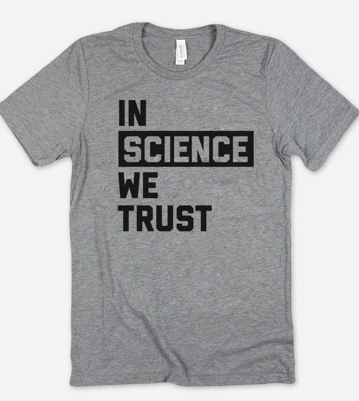 In Science We Trust Funny Puns Sassy Gift - Adult & Kids T-Shirts, Sweatshirts & Hoodies apparel design preview 1