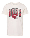 Children's Arkansas Razorbacks Helmet Fade Off White - Adult & Kids T-Shirts, Sweatshirts & Hoodies apparel design preview 1
