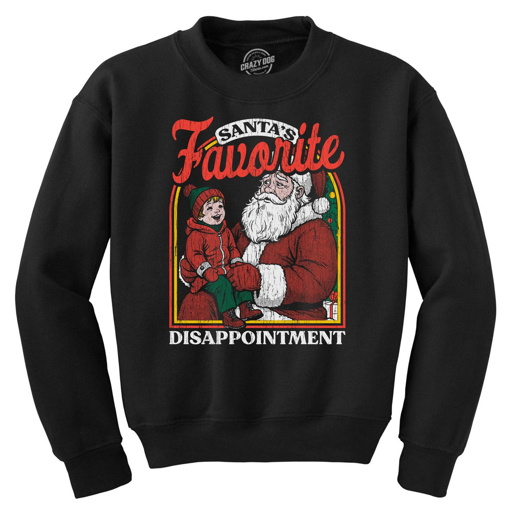 Santas Favorite Disappointment Crew Neck - Adult & Kids T-Shirts, Sweatshirts & Hoodies apparel design preview 1
