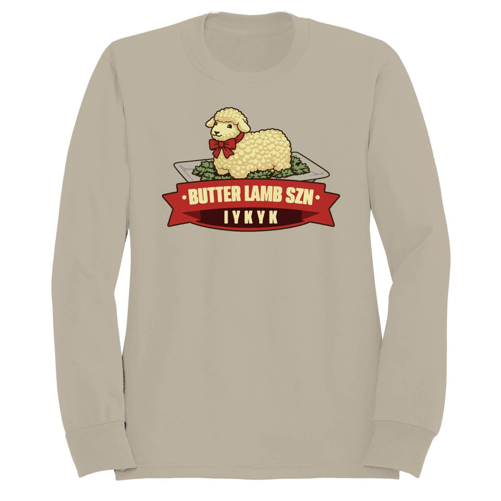 Butter Lamb Szn Holiday Humor Women's - Adult & Kids T-Shirts, Sweatshirts & Hoodies apparel design preview 1